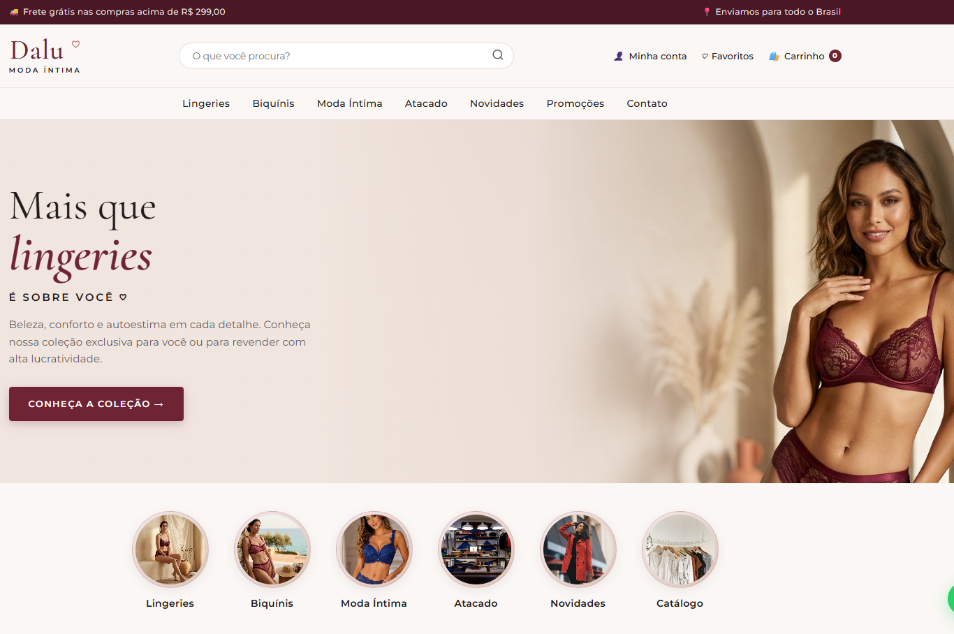 Dalu Moda Íntima Loja Virtual